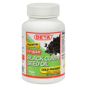 Deva Vegan Vitamins - Black Cumin Seed Oil - 90 Vegan Capsules