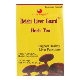 Health King Reishi Liver Guard Herb Tea - 20 Tea Bags