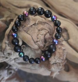 Power Bracelets for EMF 5G Protection Titanium Shungite Copper Tourmaline - Calming Bracelets