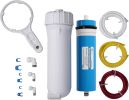 HUINING Reverse Osmosis Membrane 50/75/100/150/400/500GPD and RO Membrane Housing Kit with Quick Connector,Check Valve,Water Pipe,Wrench  for Resident