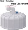 HUINING Reverse Osmosis Membrane 50/75/100/150/400/500GPD and RO Membrane Housing Kit with Quick Connector,Check Valve,Water Pipe,Wrench  for Resident